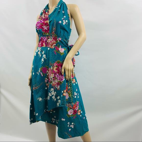 Antoine Akoplan Paris Halter Wrap Dress - Picture 4 of 11